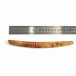 TOSAHWI Cypresswood Handle Damascus Steel Fixed Blades Tanto Knife - Image 9