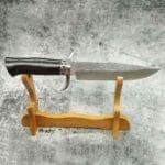 TOSAHWI Chrome Steel Wild West Bowie Fixed Blade Hunting Boot Knife - Image 4