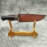 TOSAHWI Chrome Steel Wild West Bowie Fixed Blade Hunting Boot Knife - Image 5