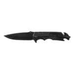 Tosahwi All Black Folding EDC 5 in 1 Pocket Knife