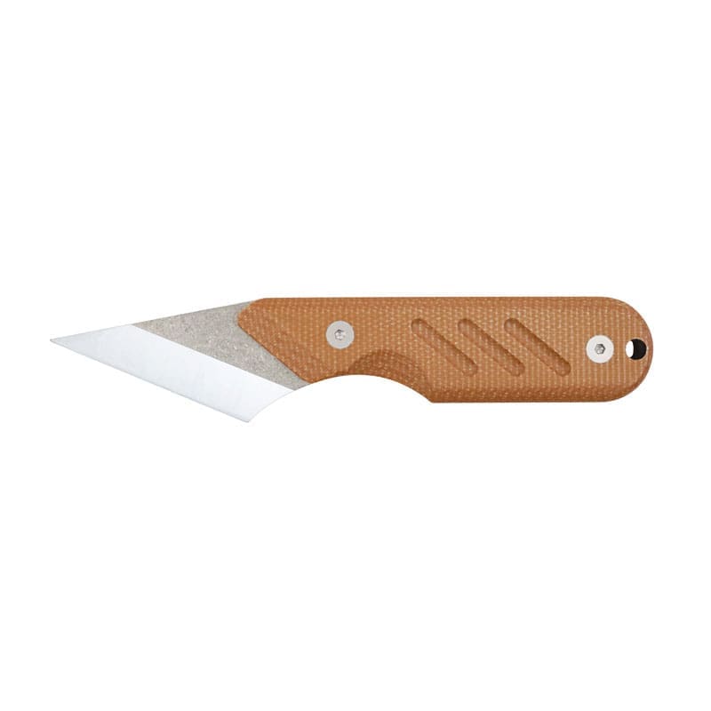 2 Tosahwi Kiridashi Fixed Blade Knife with Micarta Handle and Kydex Sheath - Image 1